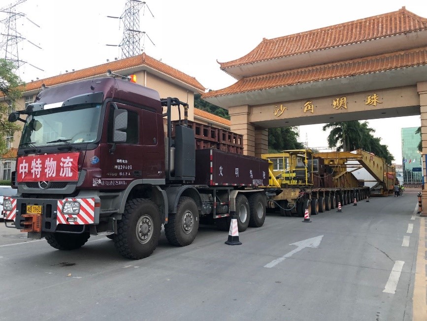 中特物流順利完成東莞寧洲廠址替代電源項目 國內(nèi)最大燃機本體首臺公路運輸